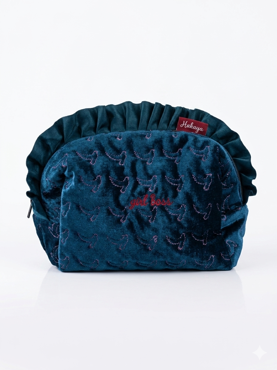 Girl Boss pouch blue