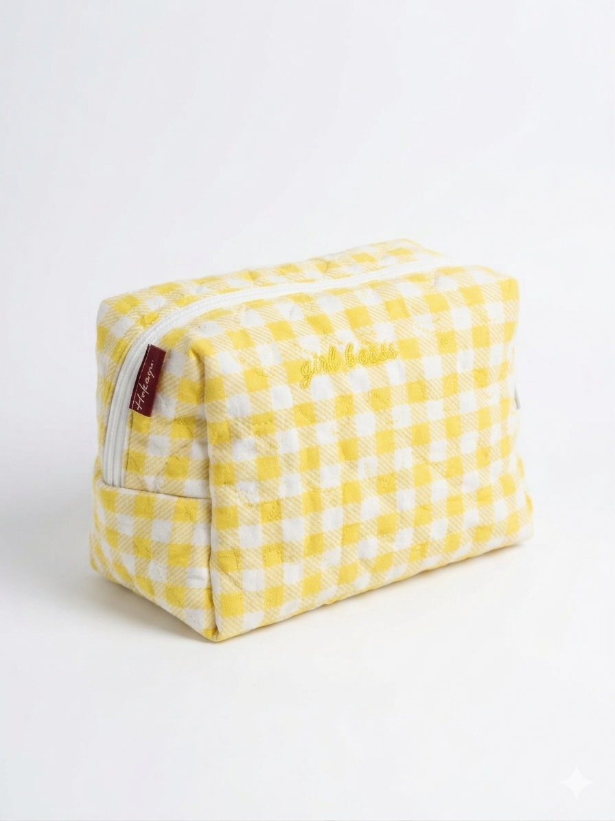 Girl Boss pouch yellow