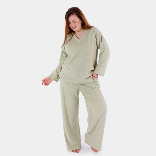 Green Velvet Vibe Set