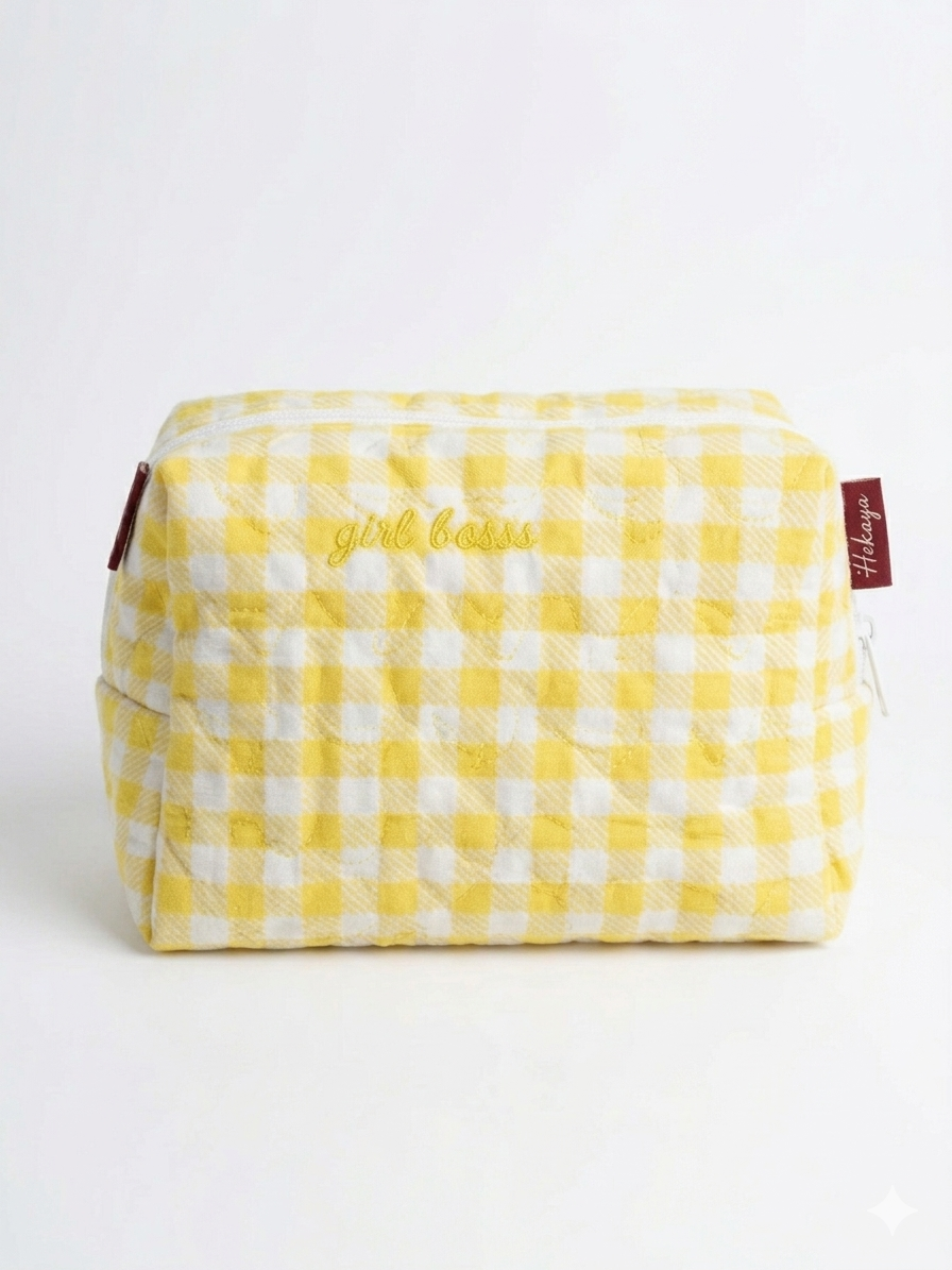 Girl Boss pouch yellow
